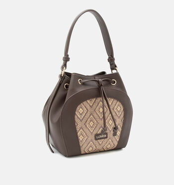 L.Credi Schoudertassen Bruin