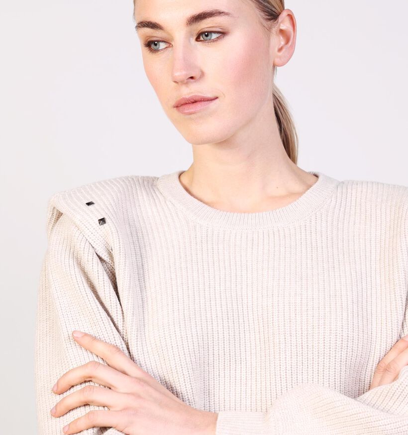 Minus Katherina Knit Lichtbeige Trui voor dames (373864)