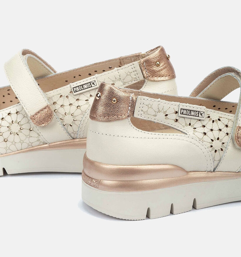 Pikolinos Cantabria Ecru Velcroschoenen voor dames (354671) - geschikt voor steunzolen