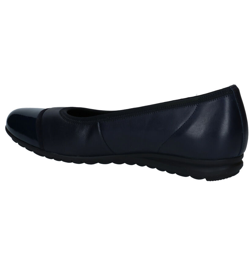 Gabor Easy Walking Ballerines en Bleu en cuir (287749)