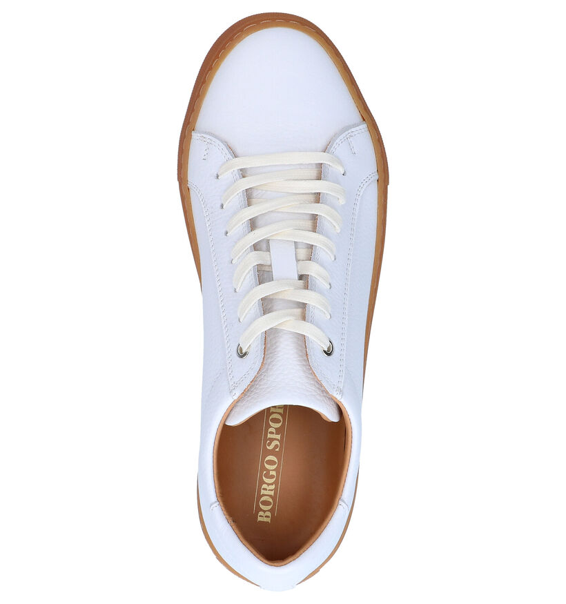 Borgo Sport Witte Casual Schoenen in leer (274068)