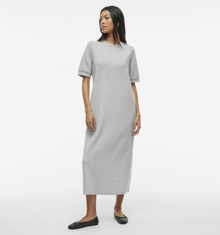Robe longue gris