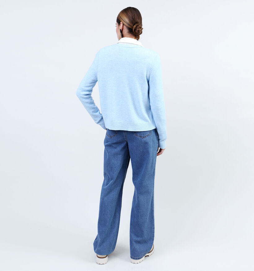 Vila Ril Cardigan court en Bleu pour femmes (351780)