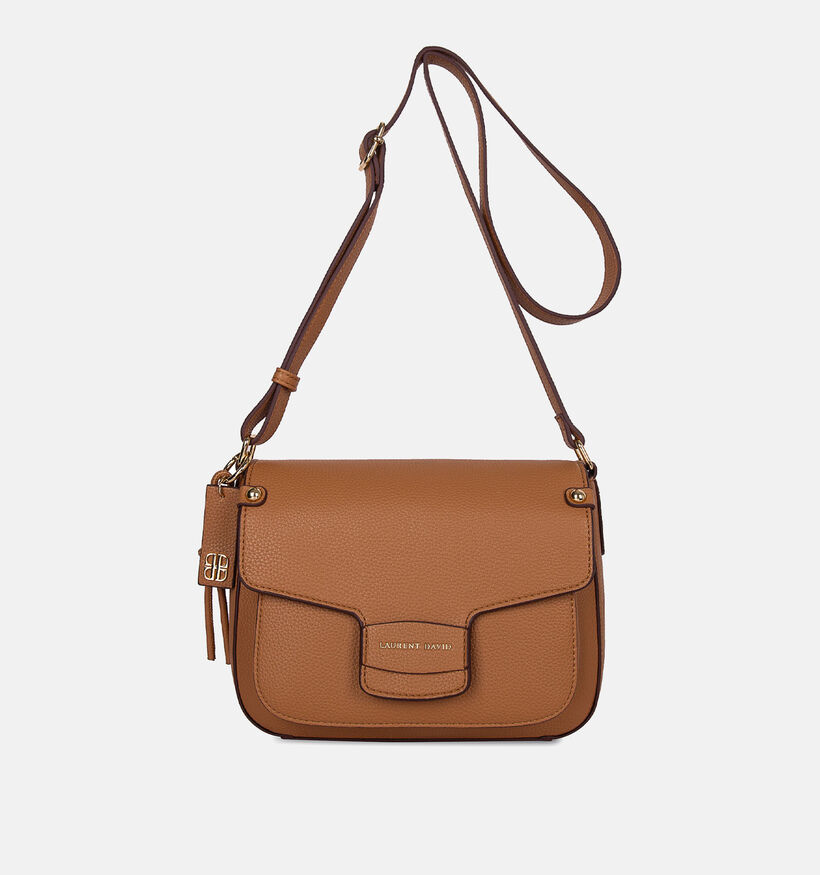 Laurent David Cognac Crossbody Tas voor dames (374074)