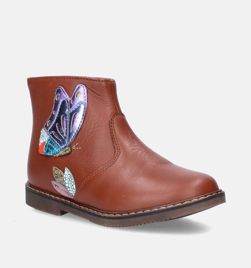 Pom d'Api City Fly Cognac Hoge schoenen voor meisjes (346687)