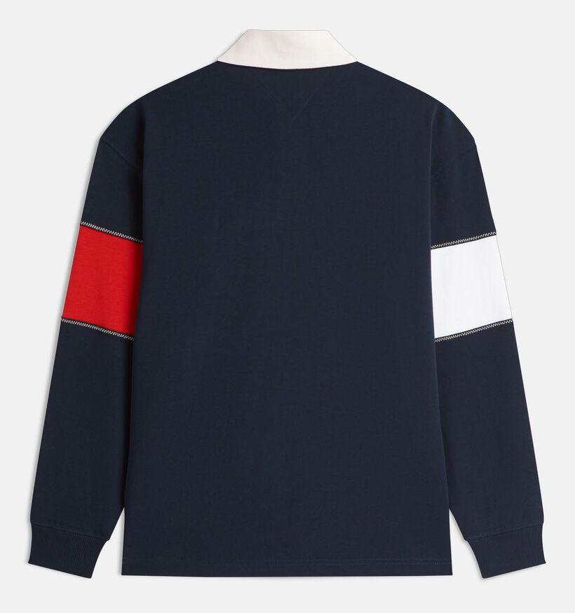 Tommy Hilfiger Flag Rugby Donkerblauwe Sweater voor dames (375852)