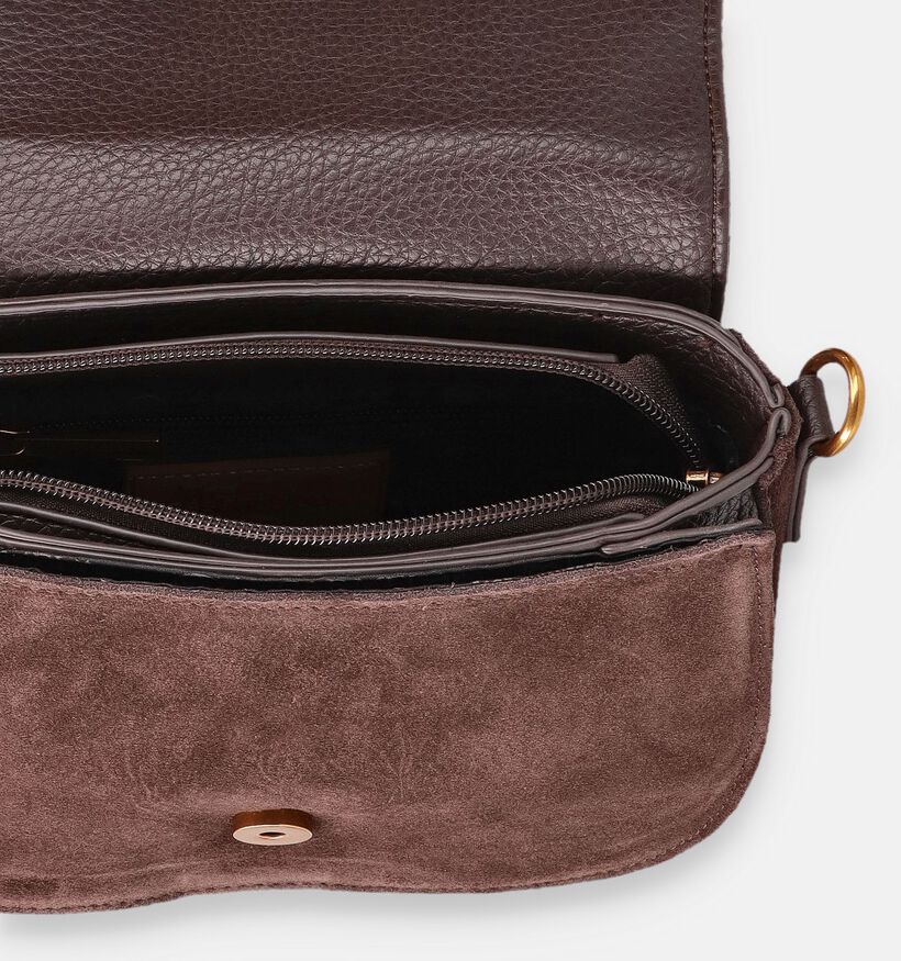 Carmela Donkerbruine Crossbodytas voor dames (380303)