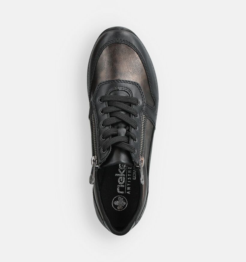 Rieker Chaussures à lacets en Noir pour femmes (360476) - pour semelles orthopédiques