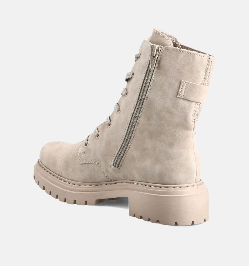 Rieker Boots &agrave; lacets en &Eacute;cru pour femmes (347439)