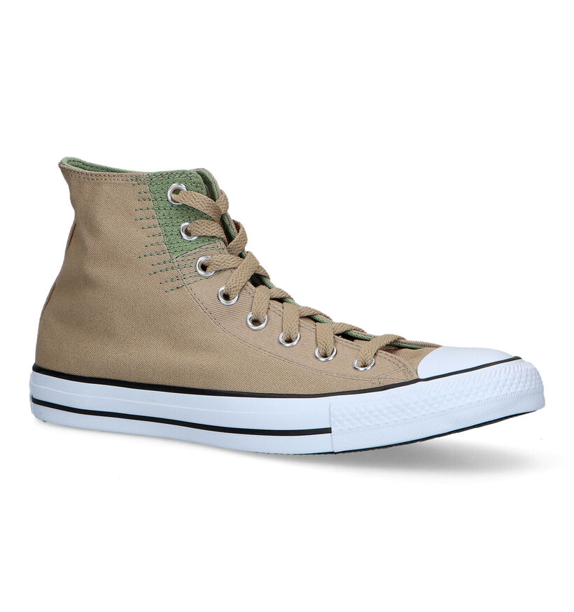 Converse Chuck Taylor All Star Hi Baskets en Taupe pour hommes (325519)