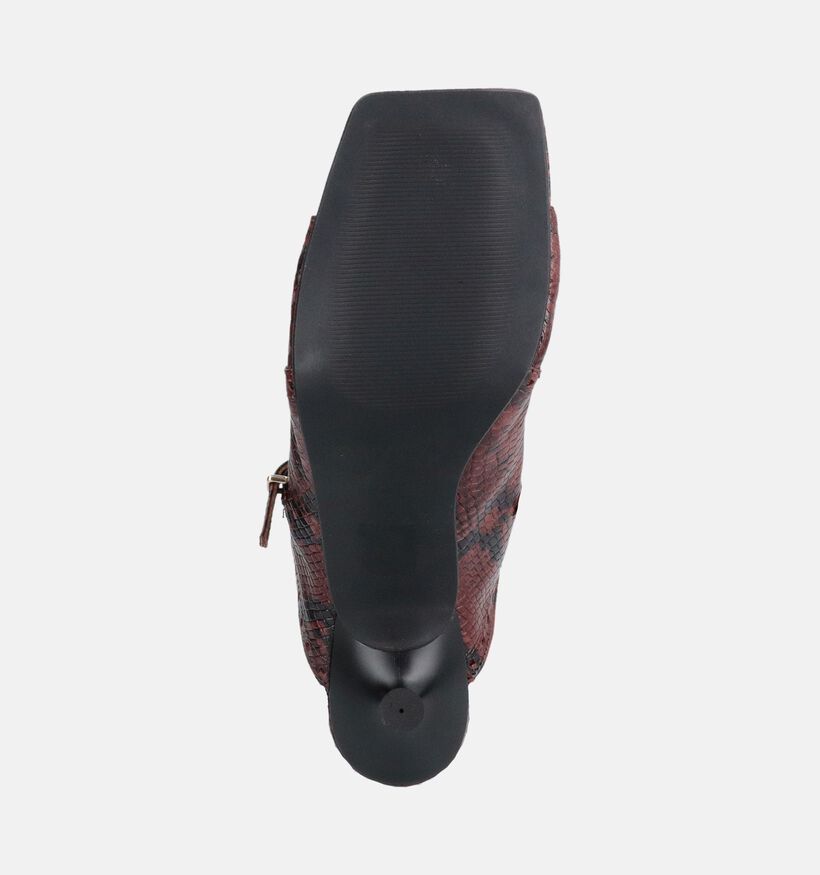 March23 Raven Nu-pieds en Brun fonc&eacute; pour femmes (381036)