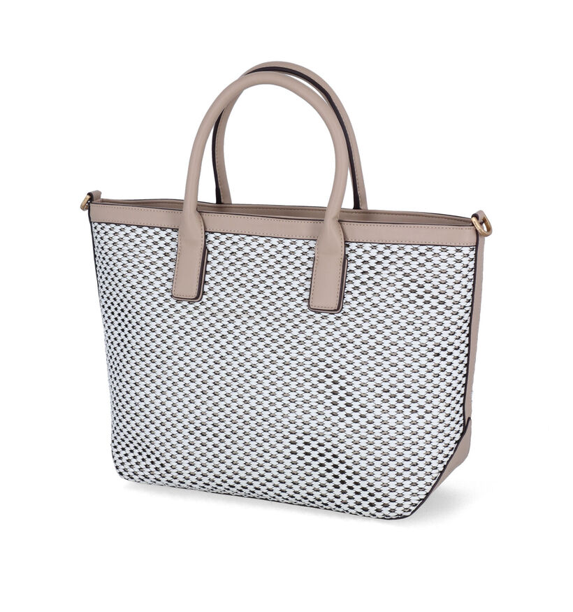 Kisses of Pearl Paris Beige Shopper in kunstleer (309324)