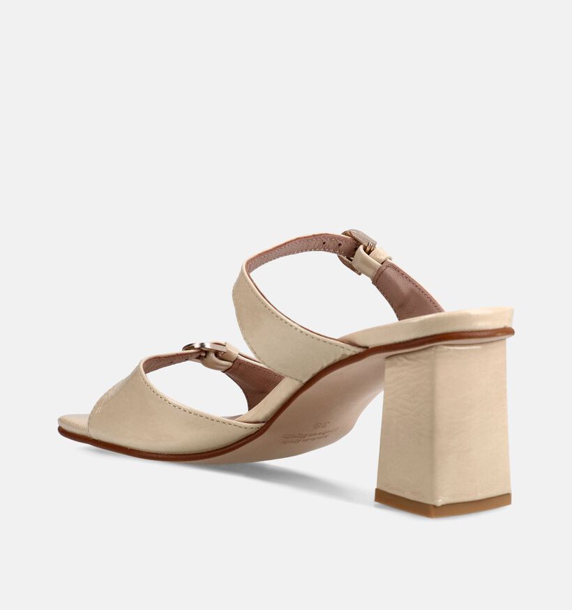 March23 Dani Nu-pieds &agrave; talons en Jaune pour femmes (372163)