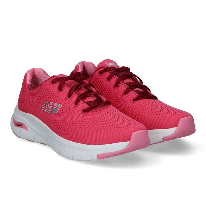 Skechers Arch Fit Roze Sneakers voor dames (302120) - geschikt voor steunzolen