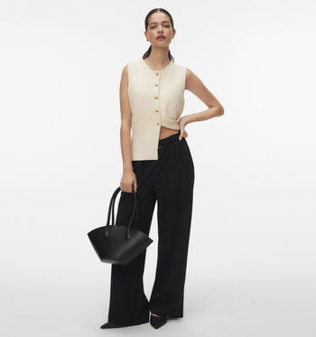 Vero Moda Pantalons Noir