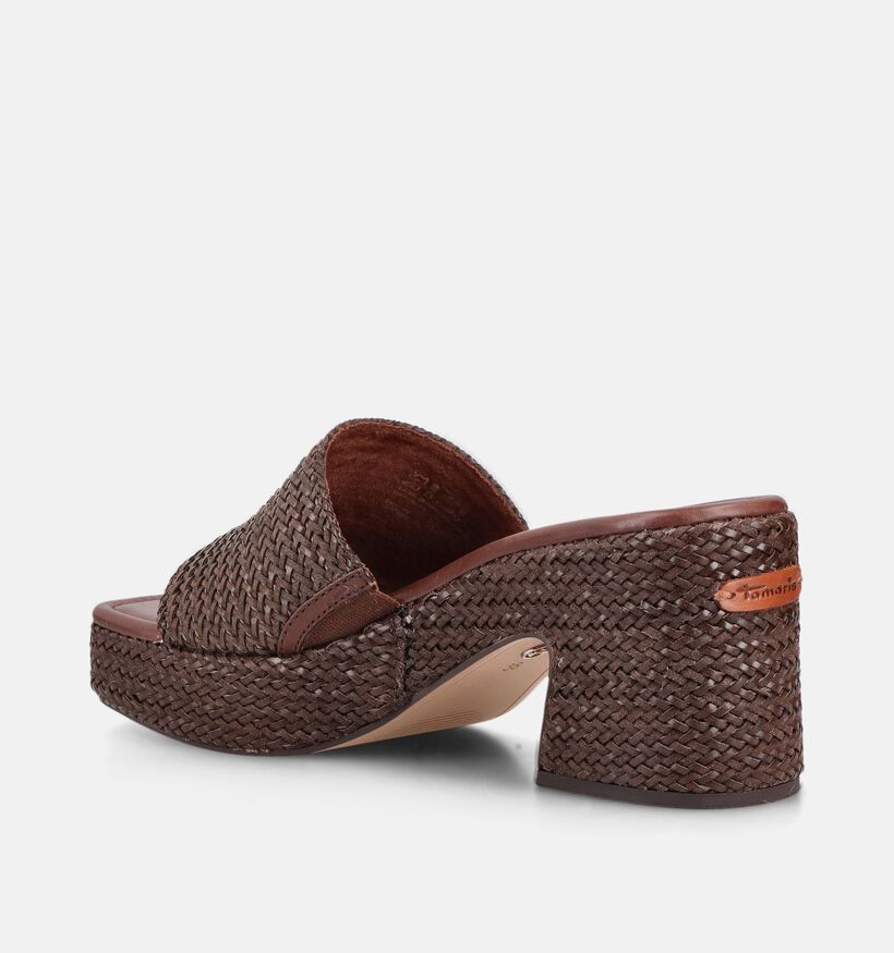 Tamaris Bruine Slippers met hak voor dames (371721)