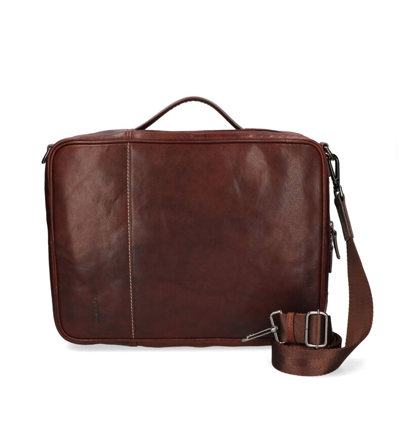 Maverick RG Sac à dos professionnel en Marron en cuir (315568)