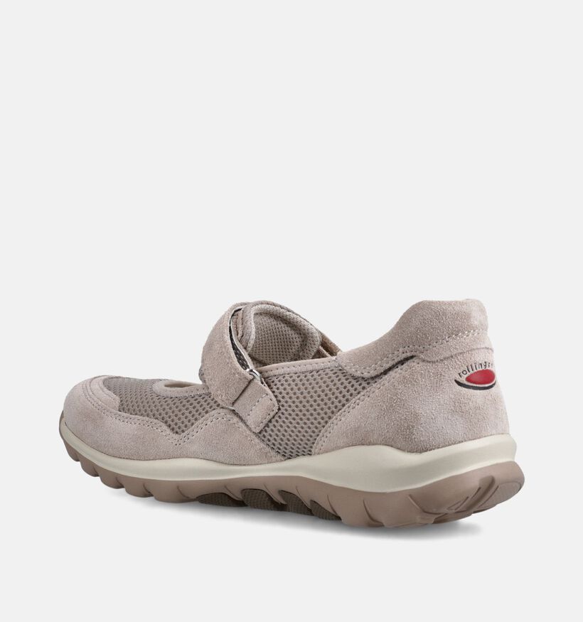 Gabor Rollingsoft Beige Ballerina's voor dames (369518) - geschikt voor steunzolen