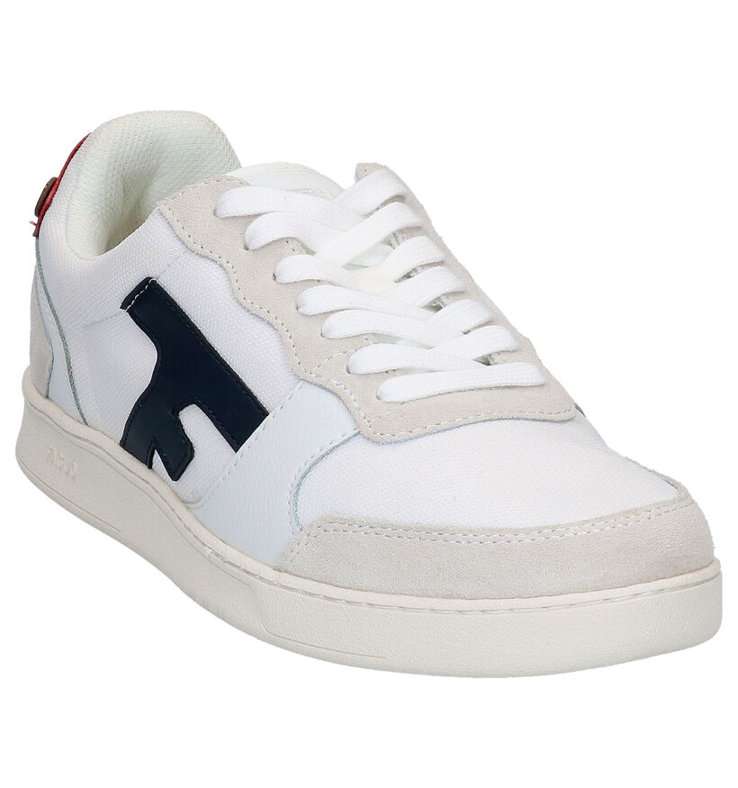 Faguo Hazel Witte Sneakers in leer (274844)