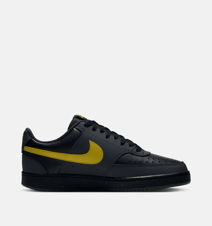 Nike Court Vision Low Next Nature Baskets en Gris fonc&eacute; pour hommes (380984)
