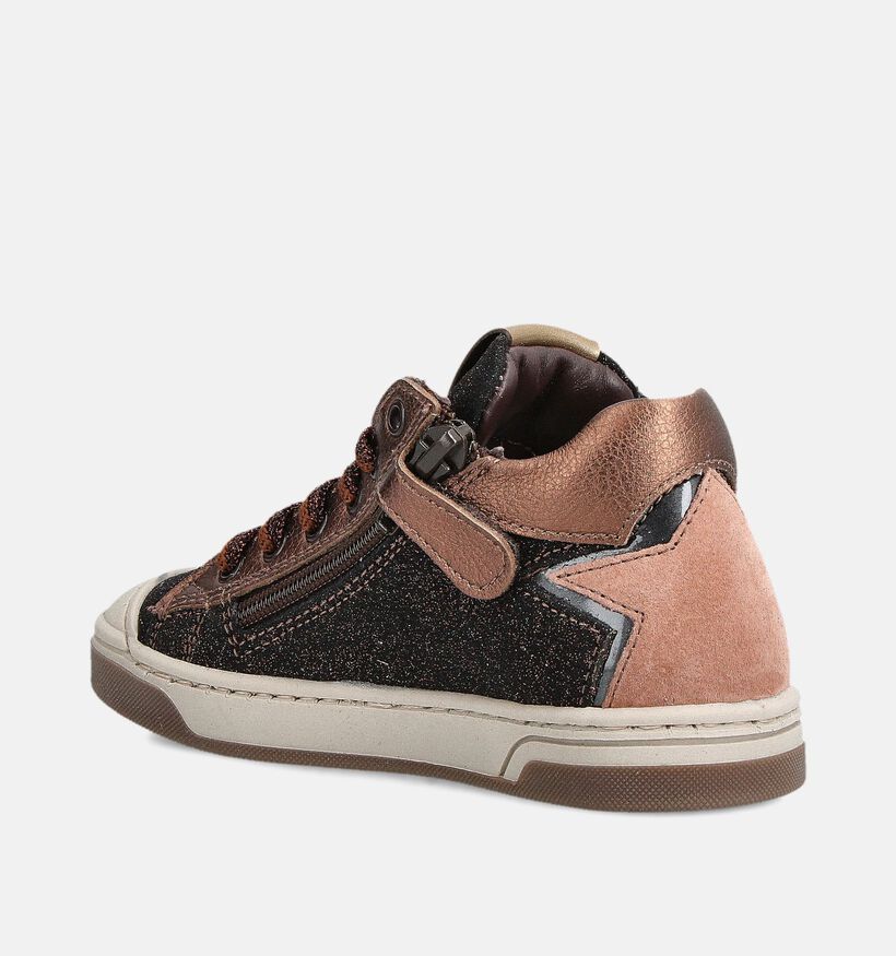 STONES and BONES Dayan Chaussures hautes en Marron STONES and BONES Dayan Chaussures hautes en Marron pour filles (362015) - pour semelles orthopédiques