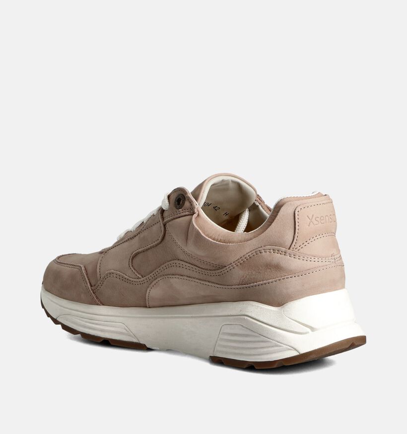 Xsensible Golden Gate Chaussures plates en Taupe pour hommes (365917) - pour semelles orthopédiques