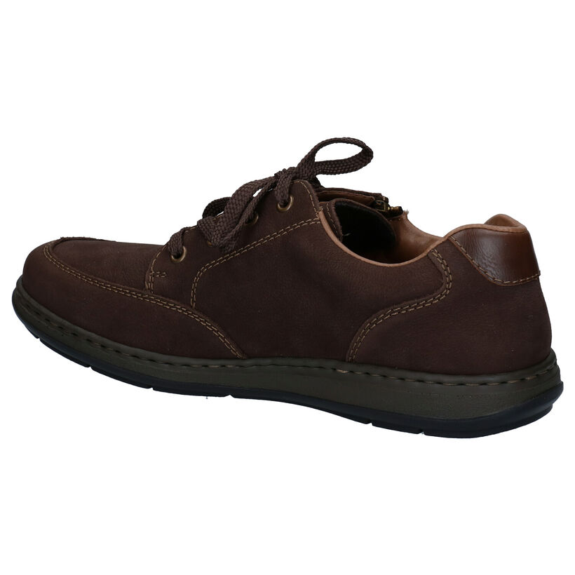 Rieker Chaussures à lacets en Brun en cuir (298473)