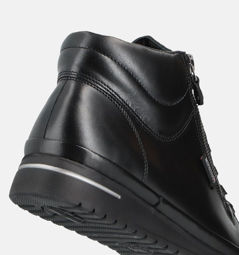Mephisto Julie Baskets montantes en Noir pour femmes (362698) - pour semelles orthopédiques