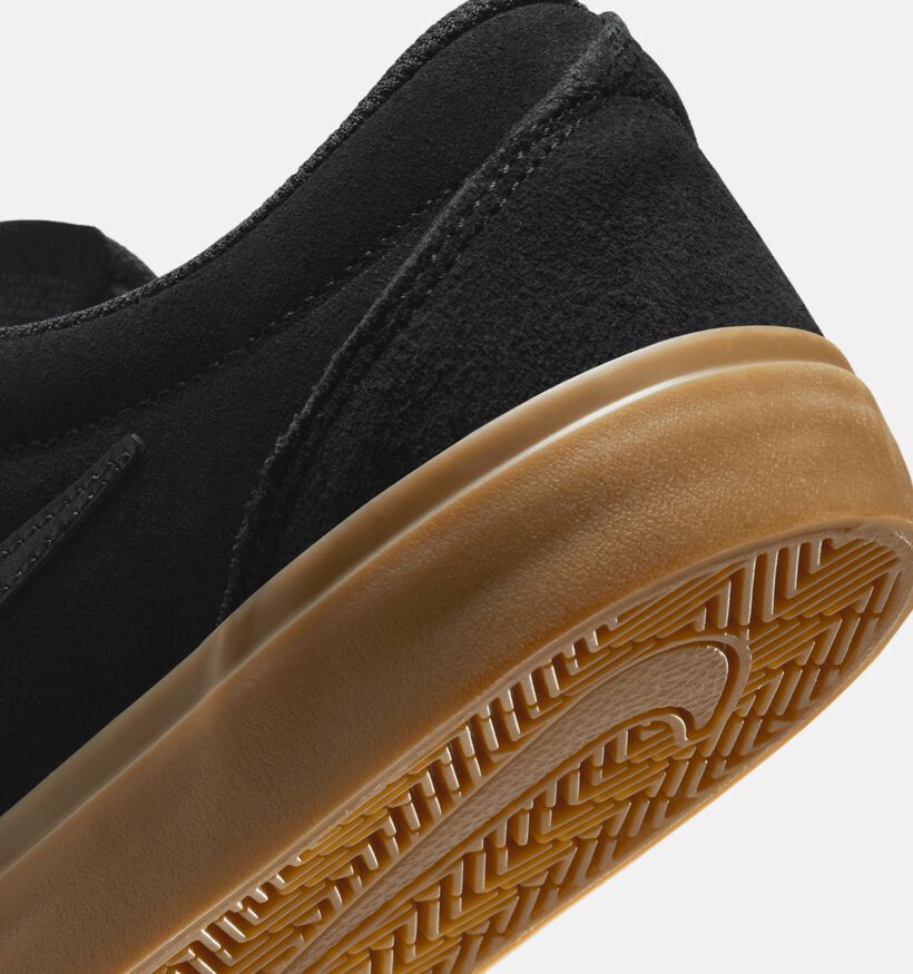 Nike Charge Suede Baskets basses en Noir pour hommes (359899) - pour semelles orthopédiques