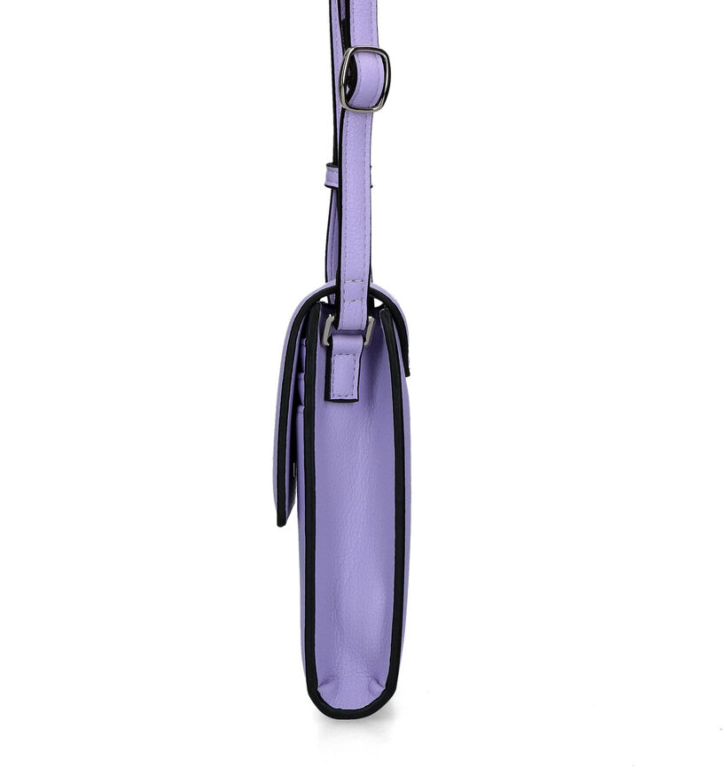 L.Credi Jane Zwart Telefoontasje in kunstleer (330753)
