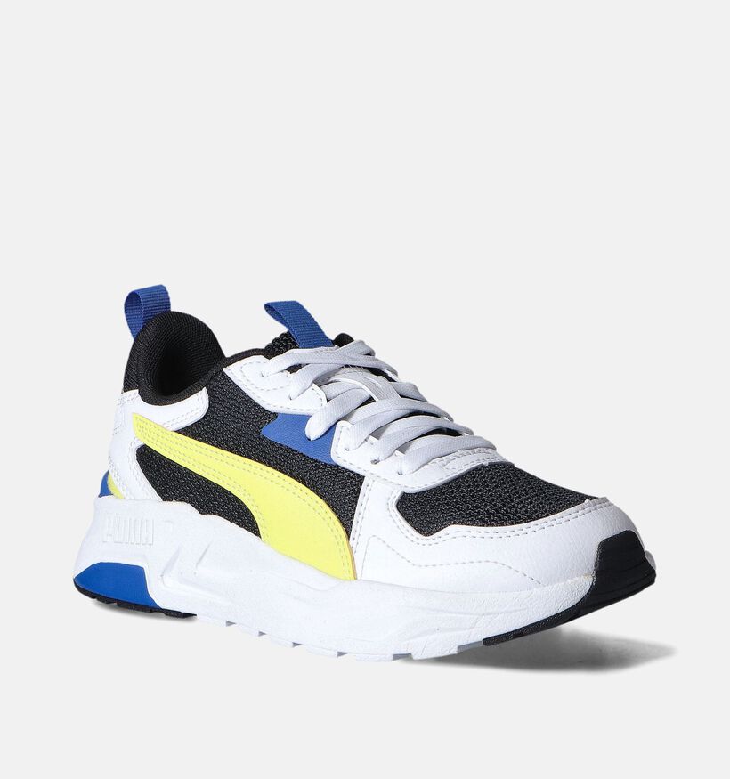 Puma Trinity Lite Zwarte Sneakers voor jongens, meisjes (350395) - geschikt voor steunzolen