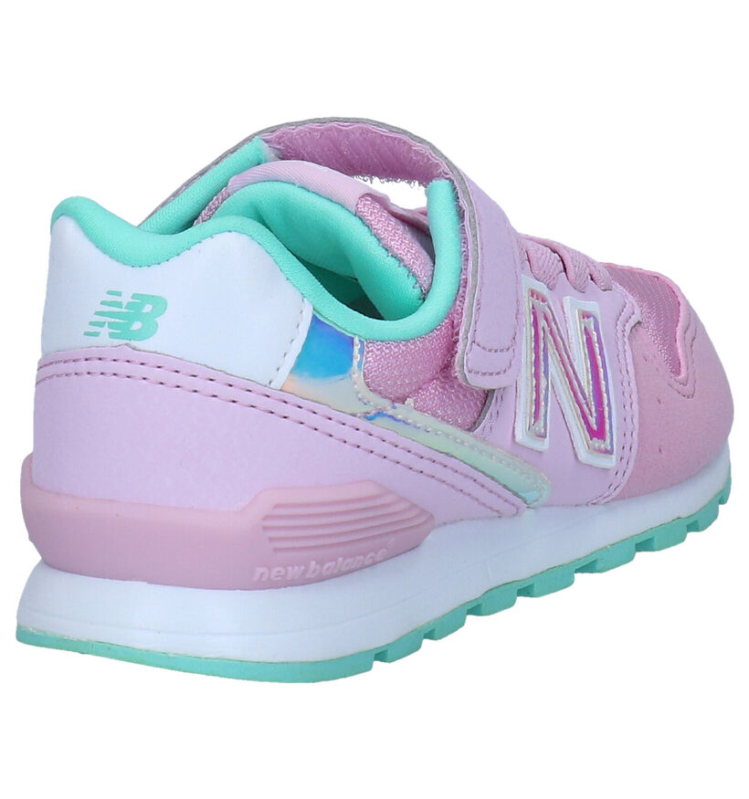 New Balance YV996 Baskets en Gris en simili cuir (276831)