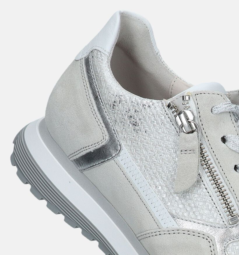 Gabor Witte Sneakers voor dames (336150) - geschikt voor steunzolen