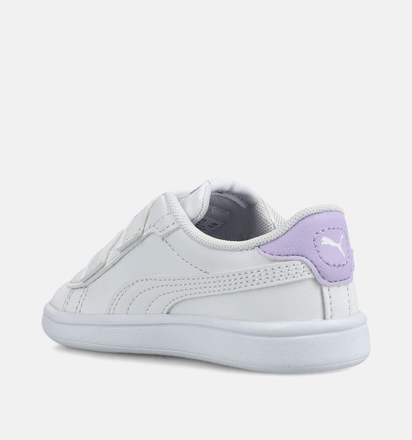 Puma Smash 3.0 Baskets basses en Blanc pour filles (375587) - pour semelles orthop&eacute;diques