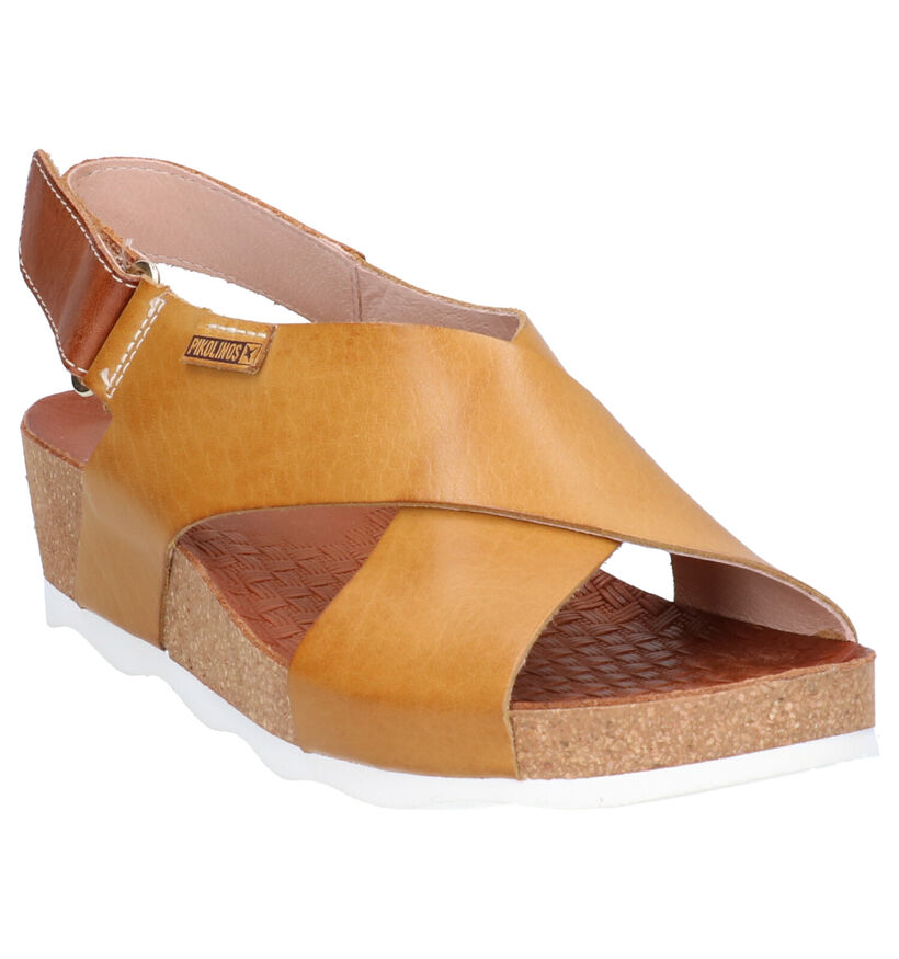 Pikolinos Mahon Cognac Sandalen voor dames (354662)