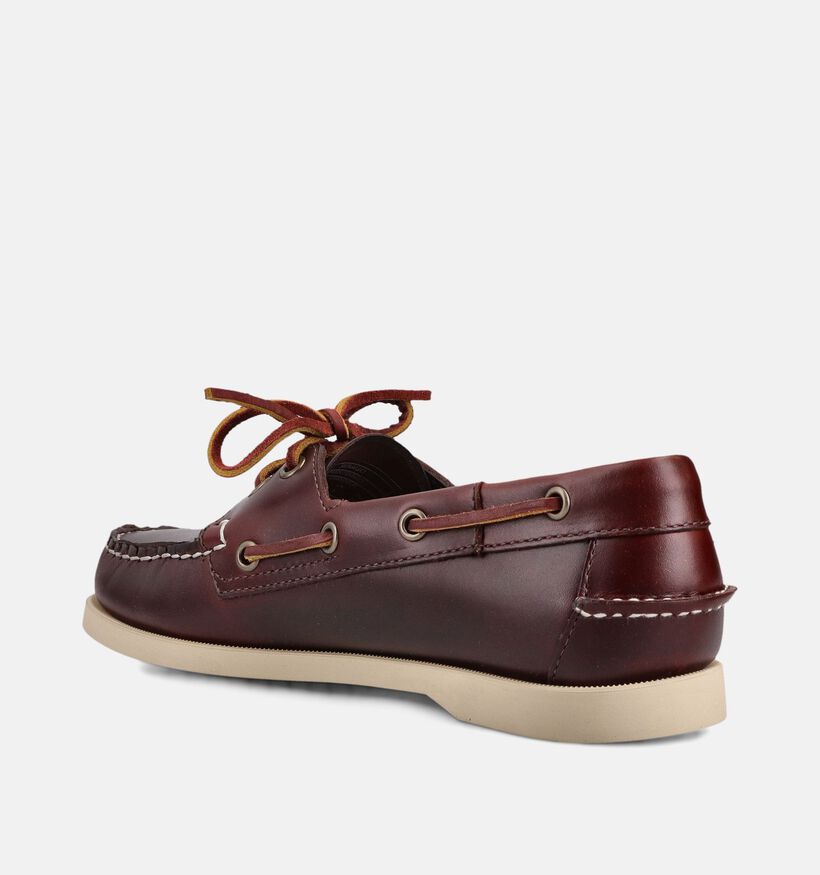 Sebago Portland Waxed Chaussures bateau en Marron pour femmes (370231)