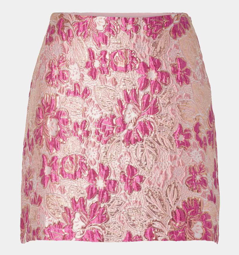 Pieces Amelia Jacquard Roze Rok voor dames (374202)