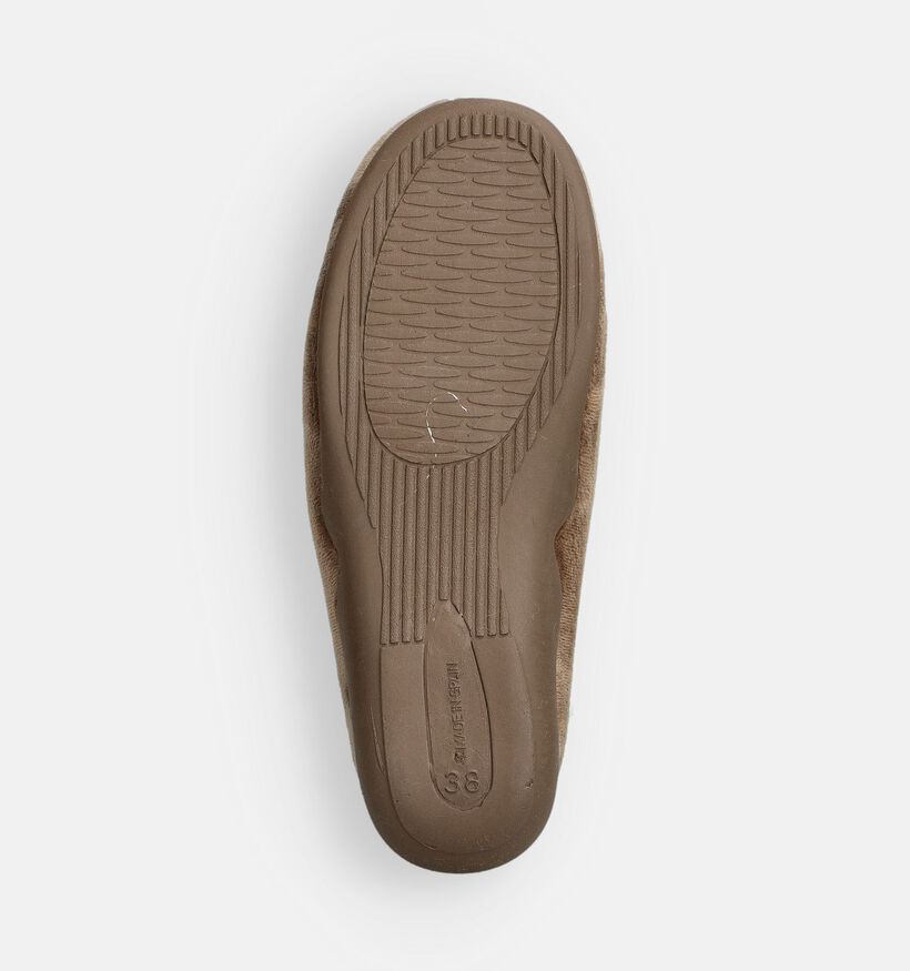 Comfort Plus Gren Bruine Pantoffels voor dames (375960)