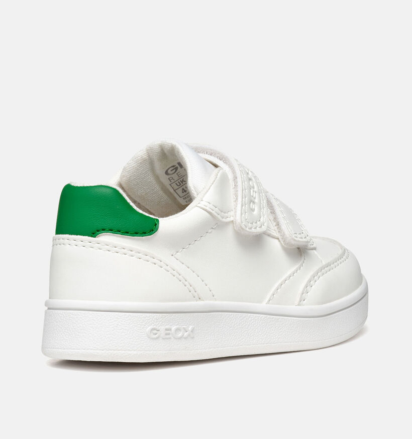Geox Eclyper Witte Babyschoentjes voor jongens (356374) - geschikt voor steunzolen
