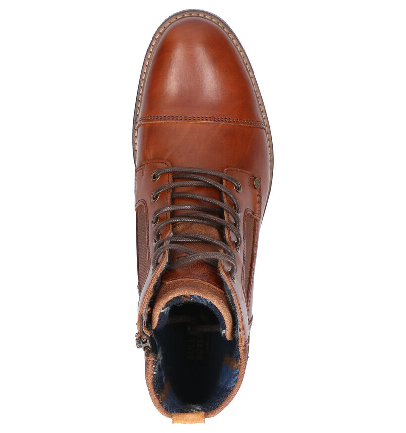 Bullboxer Bottines en Cognac en cuir (252794)