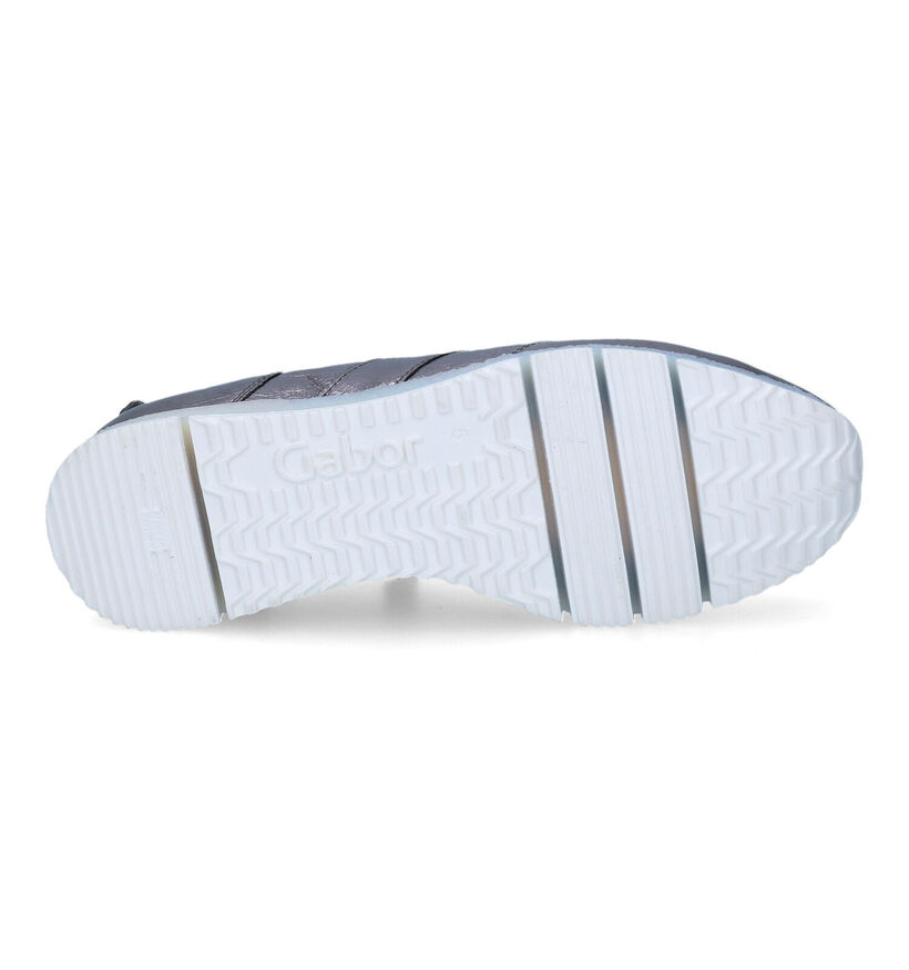 Gabor Best Fitting Zilveren Sneakers voor dames (315325) - geschikt voor steunzolen