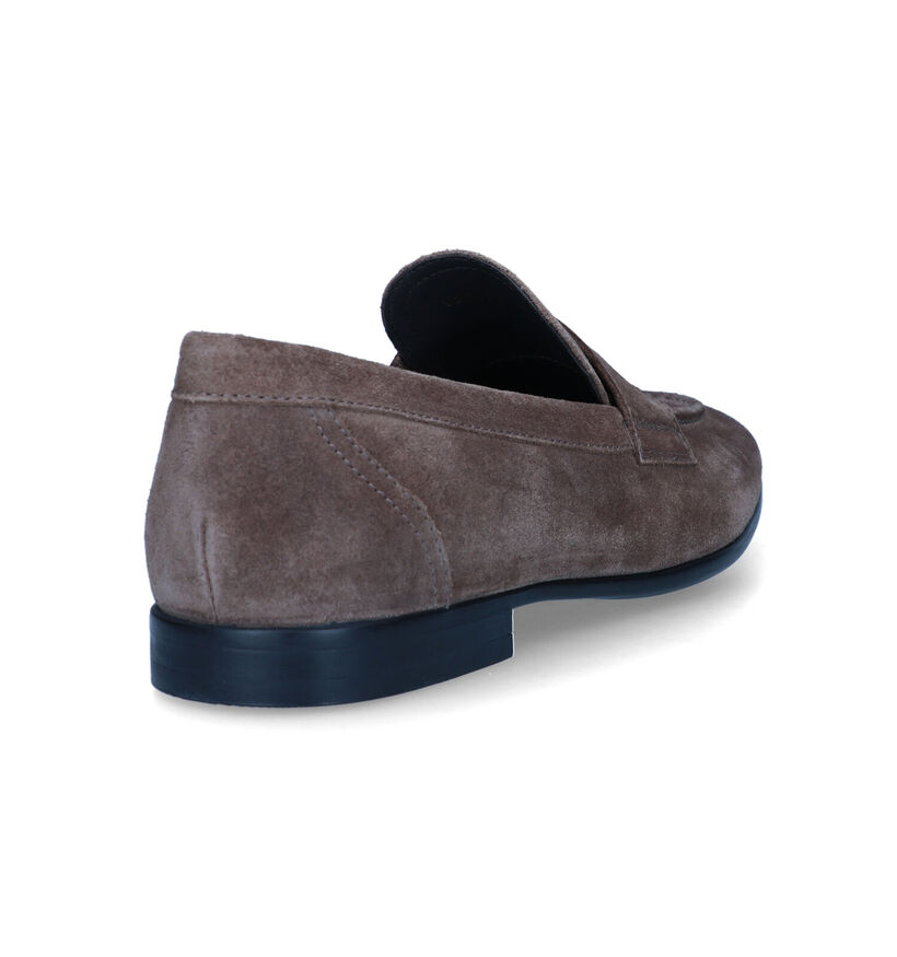 Geox Sapienza Bruine Instapper in daim (326744)