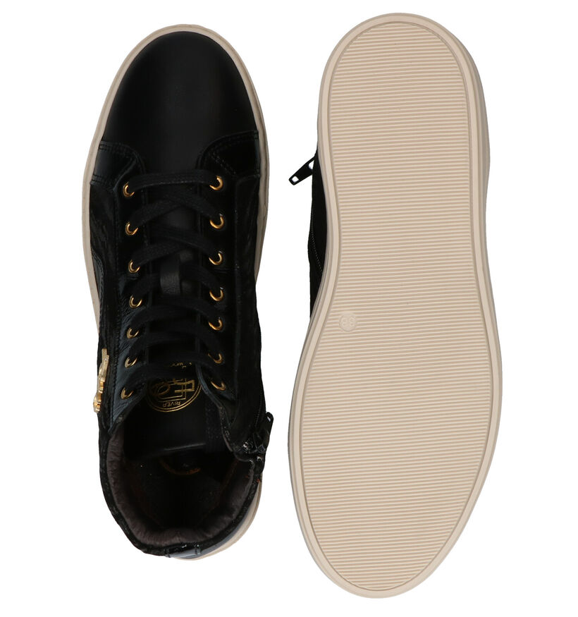 River Woods Eddie Baskets en Noir en cuir (281965)