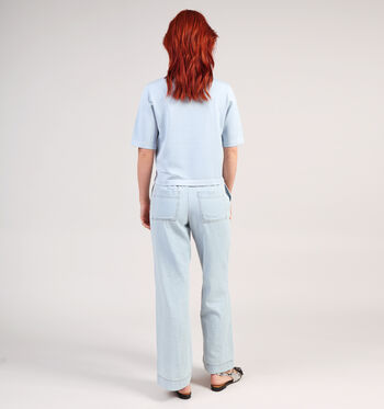 Vero Moda T-shirts Blauw