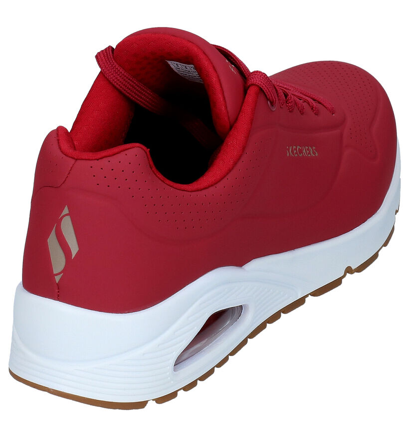 Skechers Uno Stand On Air Zwarte Sneakers voor heren (334159)