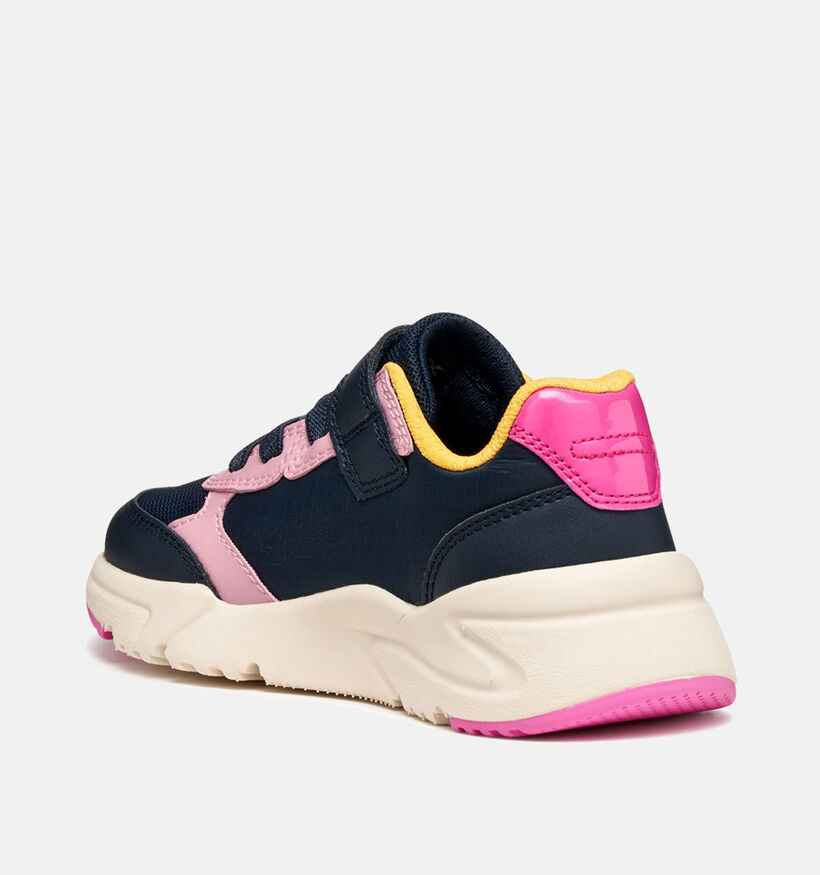 Geox Loftus Baskets en Bleu/Rose pour filles (360382) - pour semelles orthopédiques