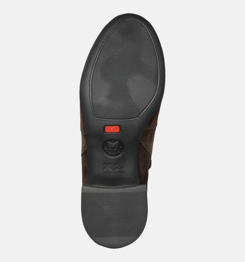 Mephisto Zelia Donkerbruine Enkellaarzen met Lage Hak voor dames (379082) - geschikt voor steunzolen