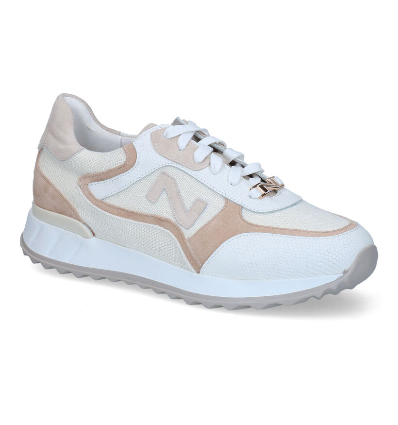Nathan-Baume Beige Sneakers in leer (308375)