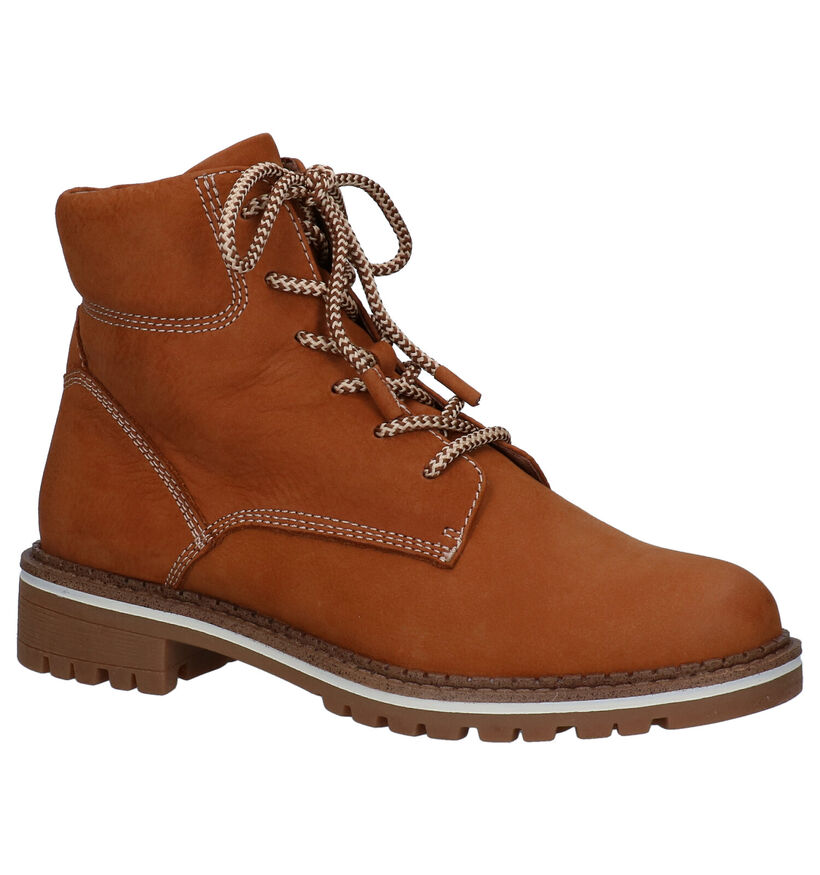 Tamaris Cognac Bottines in nubuck (280794)