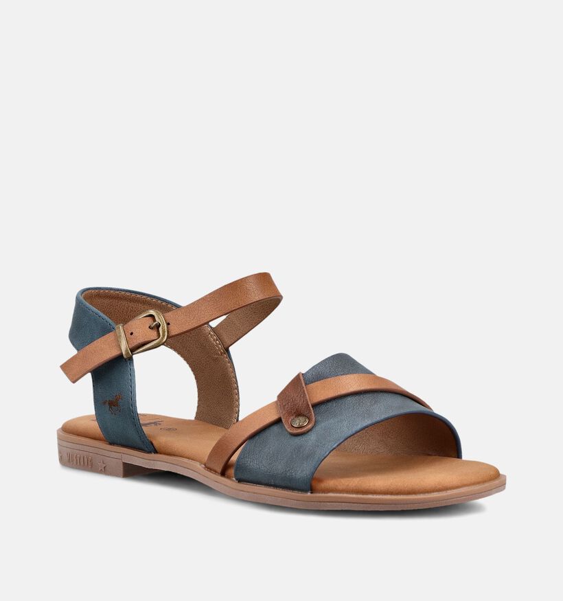 Mustang Blauwe Sandalen voor dames (372124)